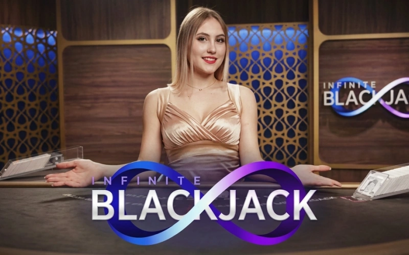 Jugá al blackjack en vivo Infinite Blackjack en Fortunazo.